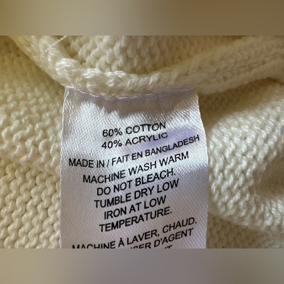 New Harlow Serena Sweater Sz Med in off white - Picture 3 of 3
